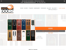 Tablet Screenshot of davesdoors.co.uk